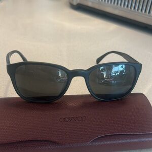 Oliver people’s paddison black unisex sunglasses with case